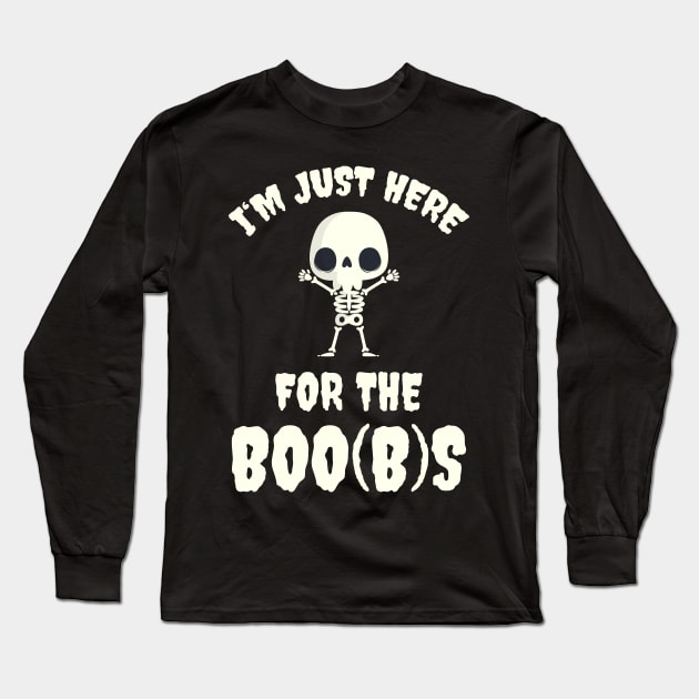 Funny Skeleton Long Sleeve T-Shirt by ninarts